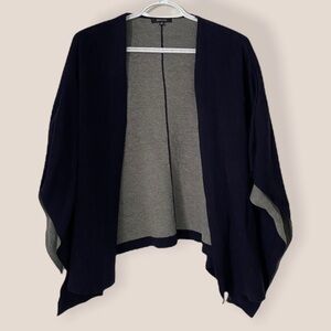 RW&CO Navy Grey Poncho XS/S